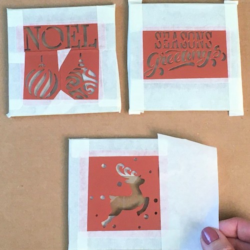 Christmas Holiday Coaster Set